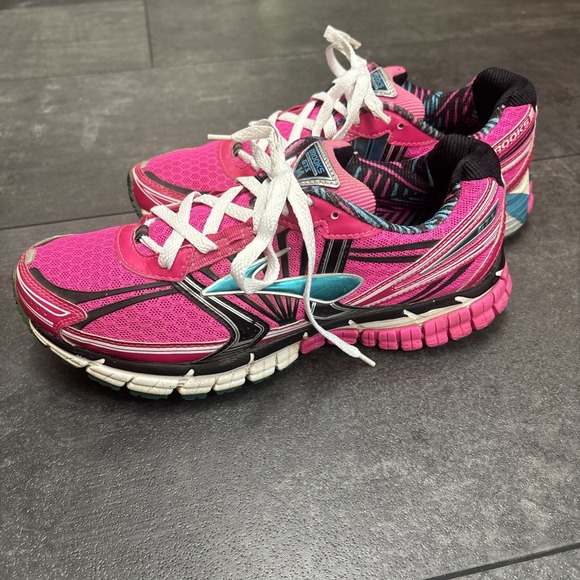 Brooks Shoes - Brooks Adrenaline GTS 14 Women Running Shoe Sneaker Pink 9 M 1201511B605